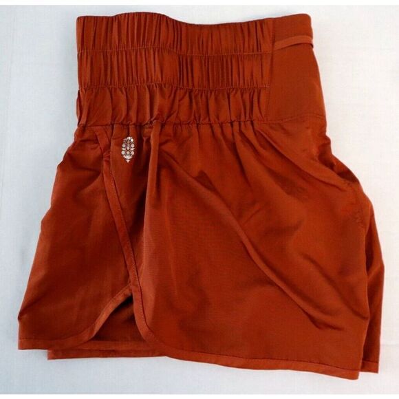 Free People Movement OB1128291 Women's Sz S Red Earth/Rust The Way Home Shorts - Picture 8 of 11